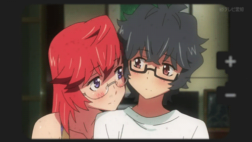 Anime couple GIF - Find on GIFER