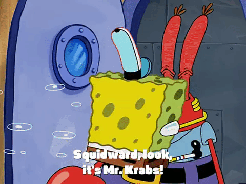 Season 3 Spongebob Squarepants Born Again Krabs Gif Find.