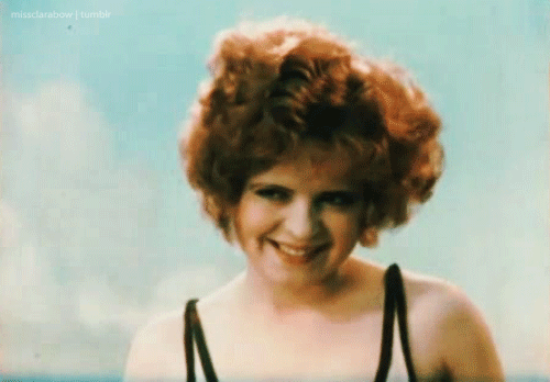 GIF red hair clara bow look at her - animated GIF on GIFER