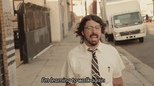 Foo fighters dave grohl the walk GIF - Find on GIFER