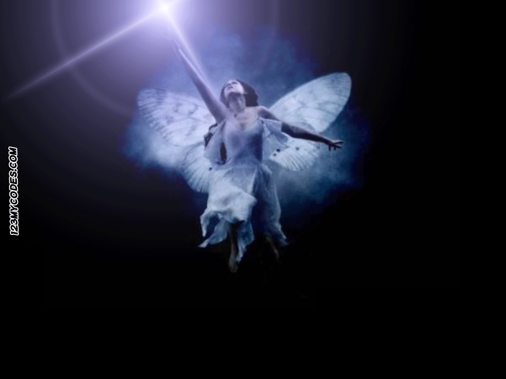 angel flying gif