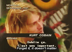 Celebrities nirvana kurt cobain GIF - Find on GIFER
