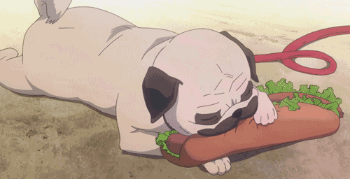 Kawaii Anime Pug Dog Pug Dog Mom Napkins | Zazzle