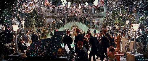 great gatsby party scene