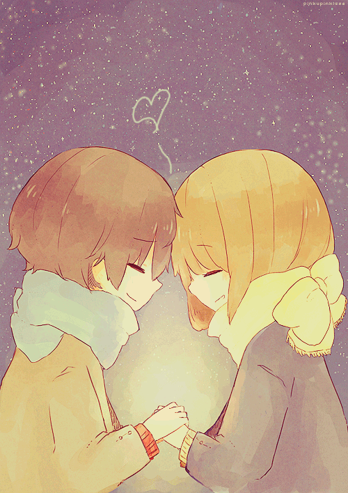 Cute couple anime gif