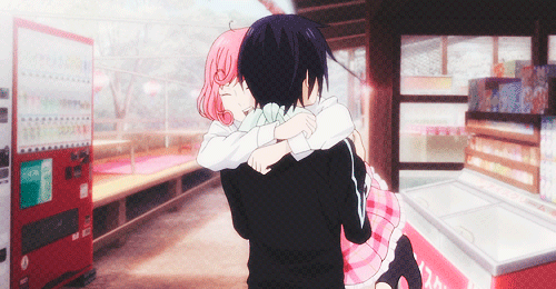 Anime couple GIF - Find on GIFER