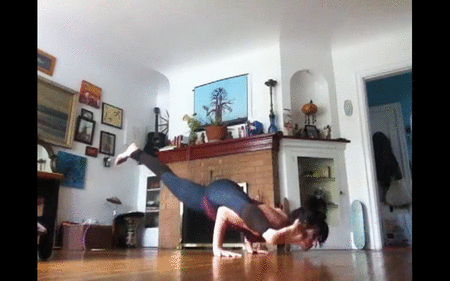 Yoga home video GIF - Find on GIFER