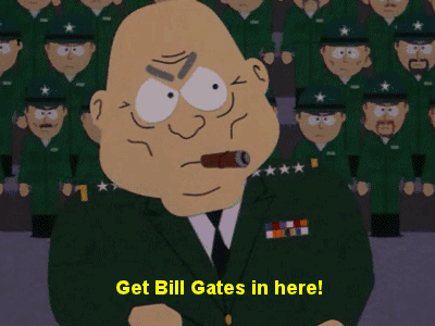 GIF tree cartman bill gates - animated GIF on GIFER
