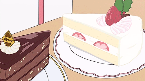 Oishii~desu ‣ Anime Food — Birthday Cake - Ore Monogatari ep9