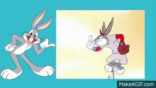 On this animated GIF: bugs bunny Dimensions: 320x180 px Download GIF or sha...