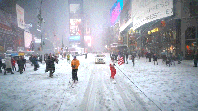    new york in snow gif
