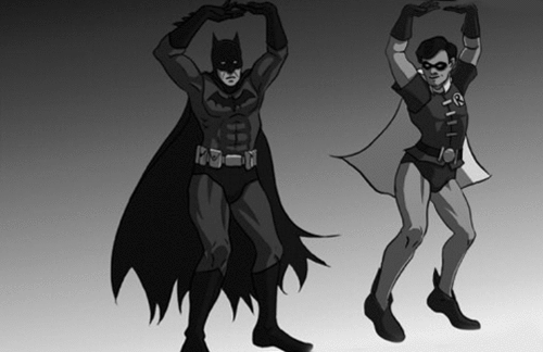 Dance batman robin GIF - Find on GIFER