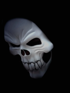 240x320 animated skull wallpaper