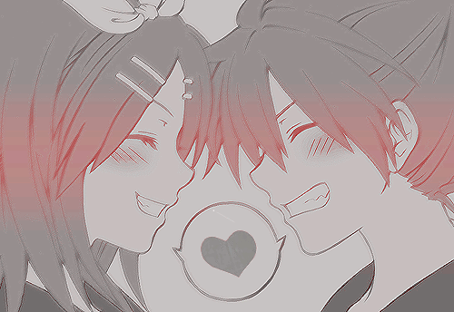 In love anime gif