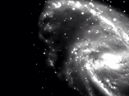 black and white galaxy gif