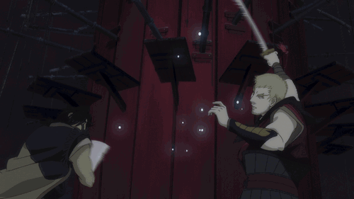 Anime sword fight gif
