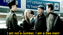 I Am Not A Number I Am A Free Man Gif Meme Painted