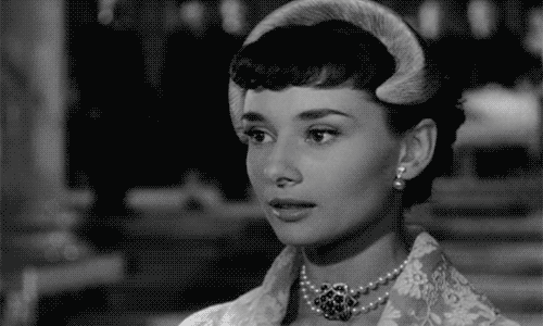 Roman holiday audrey hepburn gregory peck GIF - Find on GIFER