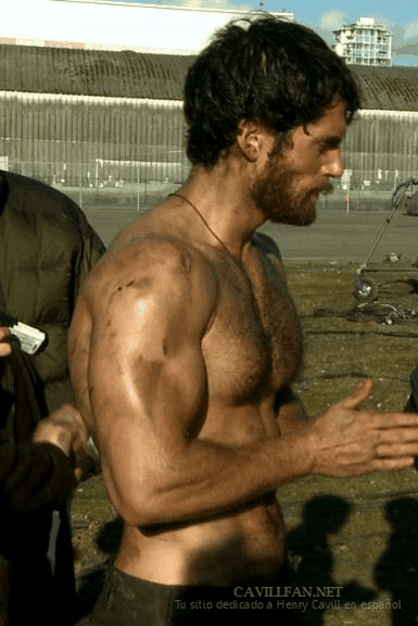 Image result for Henry Cavill hairy chest gif