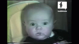 Baby funny scared GIF - Find on GIFER