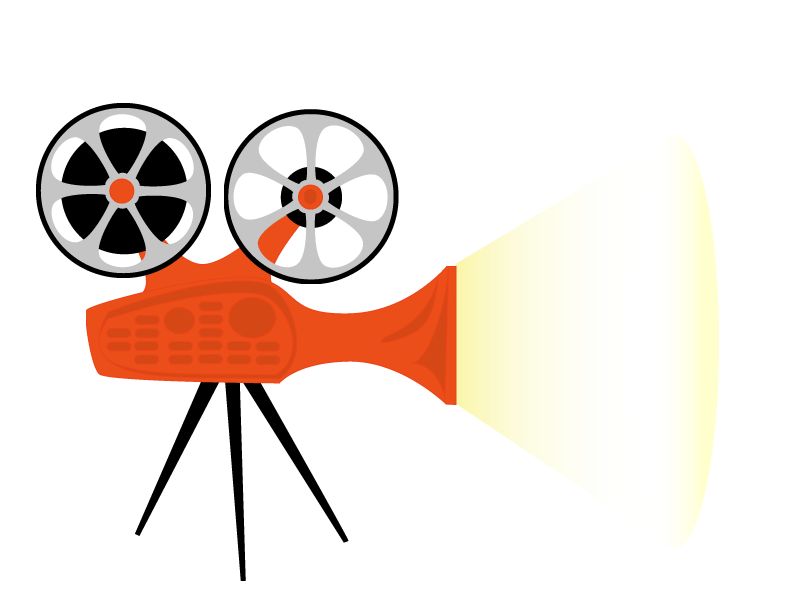 animated clip art movies