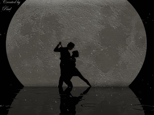 Девочка луна танцуй. Лунный танец. Лунное танго. Ночи и силуэт влюбленных. Танго под луной.