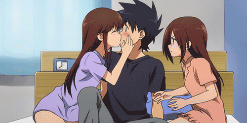 Anime Baiser Sur La Joue Gif Anime Baiser Sur La Joue Gif
