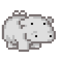 Transparent hippo GIF - Find on GIFER