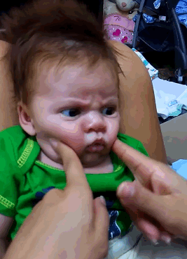 angry baby gif