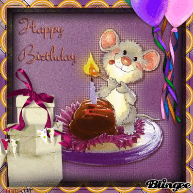 Happy Birthday Mice GIF by Mouse - Find & Share on GIPHY