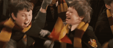 Harry potter movie happy GIF - Find on GIFER