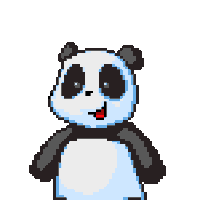 Transparent panda GIF - Find on GIFER