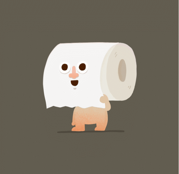 Toilet Paper Animated Gif