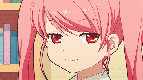 Funny anime girl gif