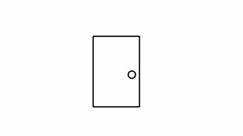 Chambre à coucher porte GIF - Découvrez sur GIFER