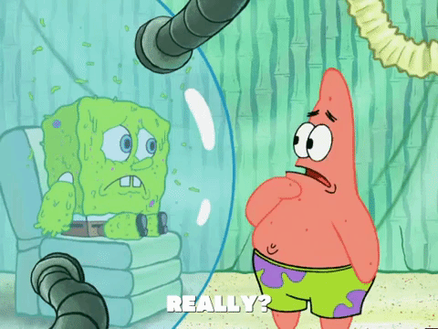 sick spongebob bubbles