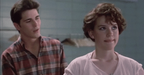 Molly Ringwald Sixteen Candles Gif