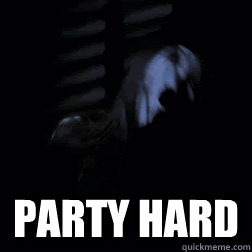 Party hard funny tumblr GIF on GIFER - by Faegar