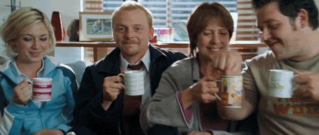 Everything is good shaun of the dead edgar wright GIF on GIFER - by  Spellseeker