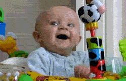 Scared baby GIF on GIFER - by Gugul