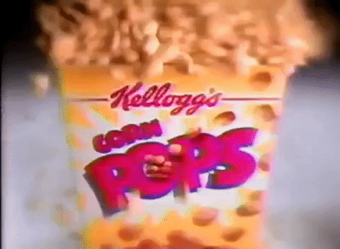 breakfast,90s,1990s,cereal,90s commercials,pops,kelloggs corn pops