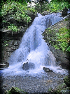 water,waterfall,nature