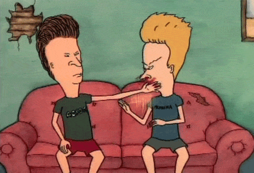 Animated GIF: animation beavis and butthead channel frederator.
