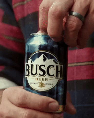 Bier cerveza busch GIF.