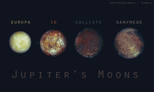 ganymede,astronomy,callisto,science,space,jupiter,europa,io,eruptedrainbow