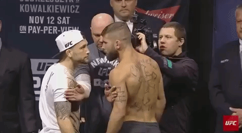ufc 205,ufc,mma,face off,faceoff,staredown,stare down,weigh in,frankie edgar,jeremy stephens