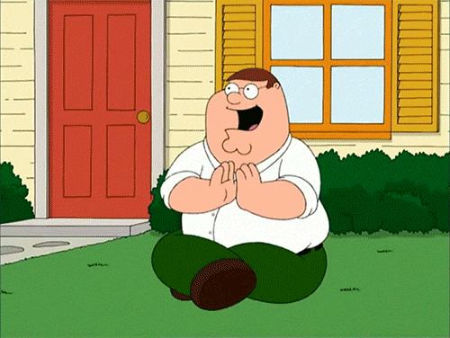 family guy,peter griffin,happy,fox,applause,foxtv,clowns,claps,food fight