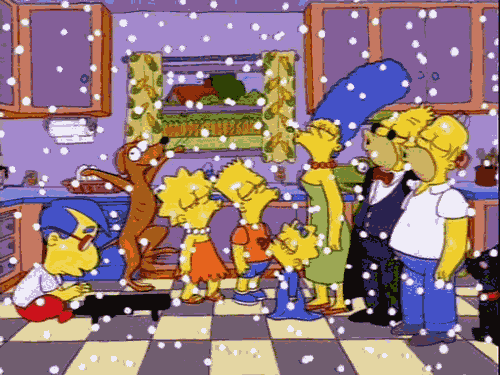 the simpsons christmas,various tv christmas,funny,animation,peanuts,homer,simpsons