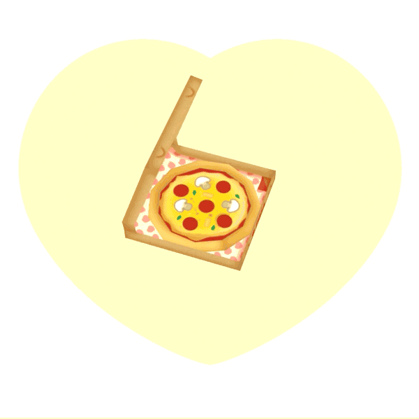 love,cute,pizza,heart,lowpoly,pizzalove,cecymeade