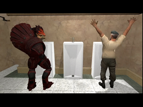 pee,peeing,urinal,excited,bathroom,the sims